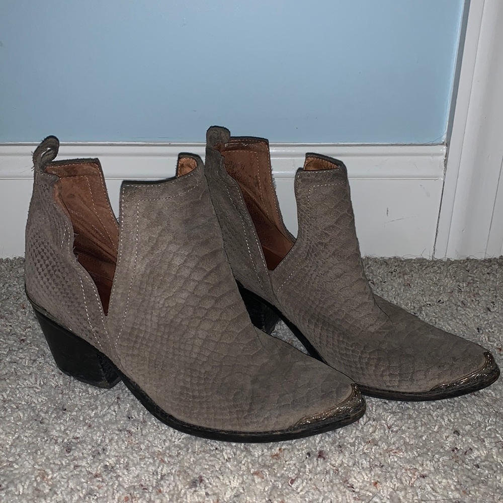 Jeffery Campbell Grey Booties